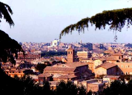 ジャニコロの丘 ローマ イタリア