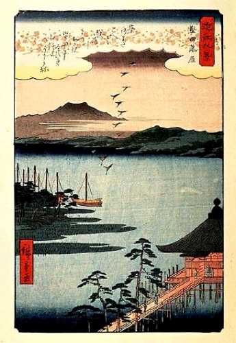 近江八景- 堅田の落雁