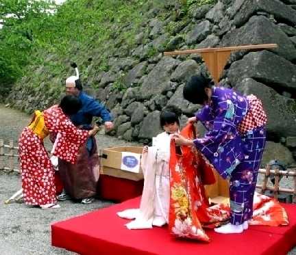 記念写真 鶴ヶ城 会津若松 福島
