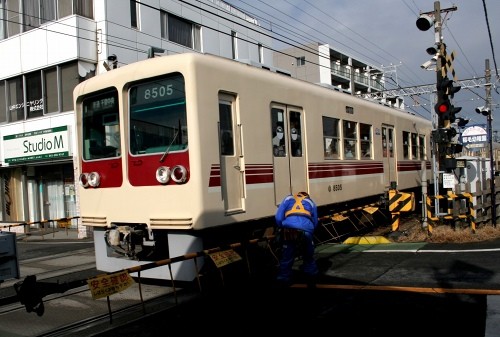 京成千葉線 京成稲毛駅踏切 稲毛東２丁目 稲毛区 千葉市 千葉県