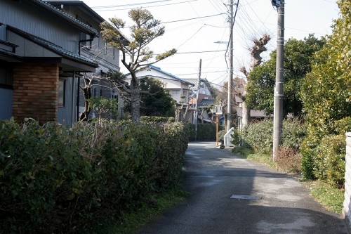 旧房総往還 今井 袖ケ浦市 千葉県