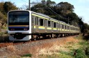 内房線特急さざなみ・市部瀬踏切 下佐久間 鋸南町 安房郡 千葉県