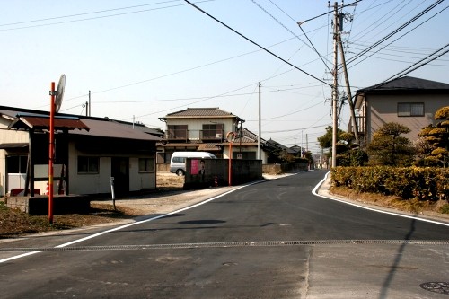 旧房総往還 人見１丁目 君津市 千葉県