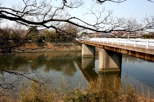 小糸川・中橋・渡し場跡 人見 君津市 千葉県