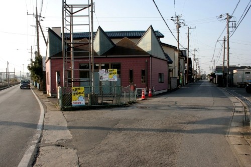 旧房総往還（大貫駅北方） 千種新田 富津市 千葉県