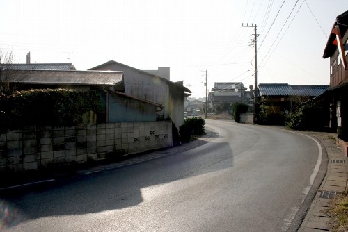 旧房総往還 千種新田 富津市 千葉県