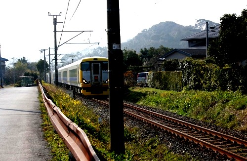 旧道・ＪＲ内房線（小久保踏切） 小久保 富津市 千葉県