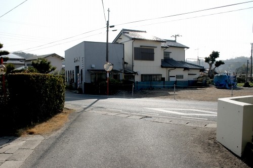 旧道合流点（カネイ理容店） 佐貫 富津市 千葉県