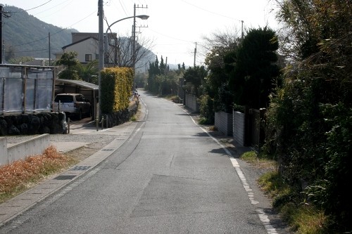 旧房総往還 笹毛 富津市 千葉県