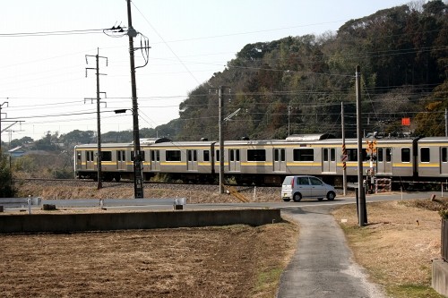 内房線（笹毛踏切） 笹毛 富津市 千葉県