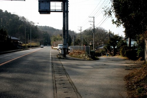 旧房総往還（右） 海良 富津市 千葉県