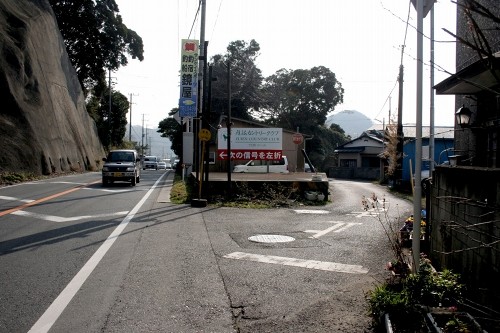 旧房総往還（右入る） 竹岡 富津市 千葉県