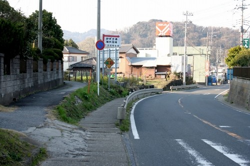 旧房総往還（左入る） 湊 富津市 千葉県