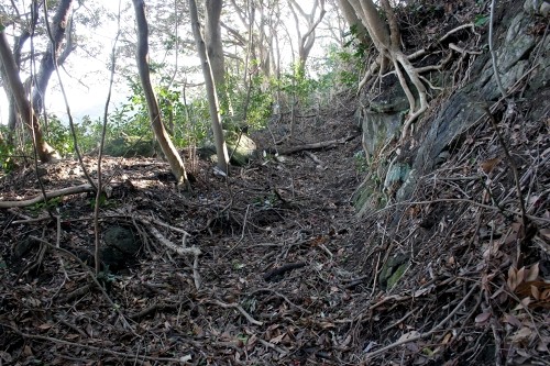 旧打越峠（旧房総往還） 荻生 富津市 千葉県
