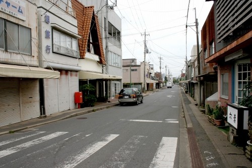 旧宿場町並み 小見川 香取市 千葉県