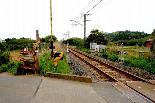第三佐原銚子街道踏切 富川町 銚子市 千葉県