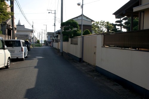 旧遊郭跡付近 松岸町一丁目 銚子市 千葉県