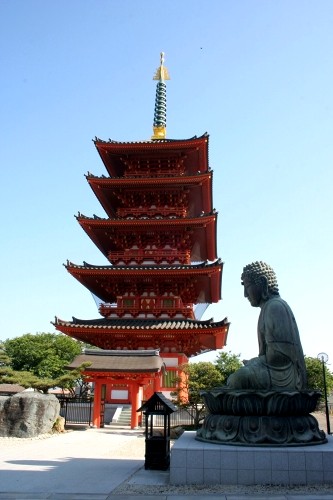 飯沼観音五重塔 馬場町 銚子市 千葉県
