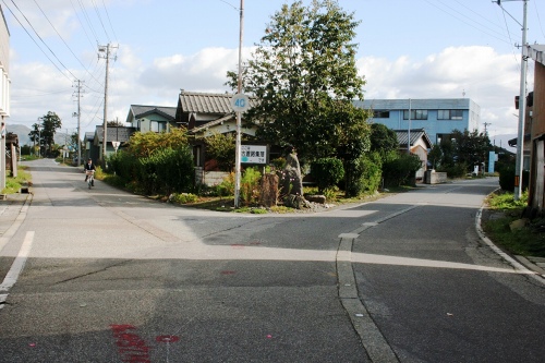 題目塔道標 古渡路（ふるとろ） 村上市 新潟県