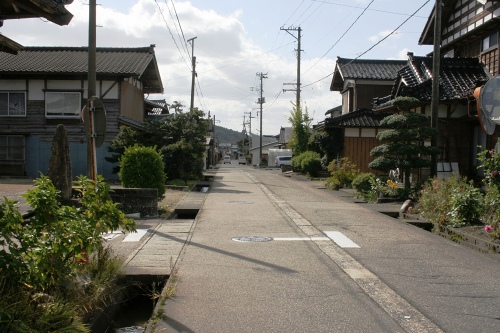 町並み 塩野町 村上市 新潟県