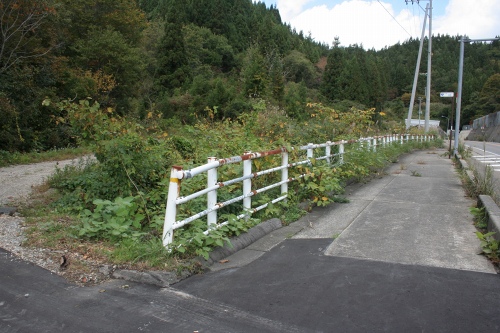長坂峠旧道 大須戸 村上市 新潟県