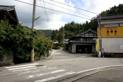 旧出羽街道 北中 村上市 新潟県