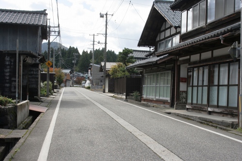 旧中村宿町並み 北中 村上市 新潟県