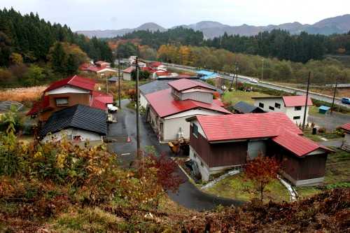 旧中山宿集落 川端 鳴子温泉 大崎市 宮城県