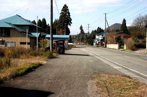 新旧道合流 堺田 最上町 最上郡 山形県