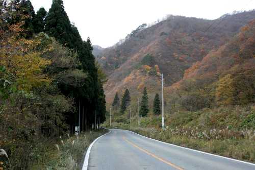 鵜杉から瀬見へ（国道４７号） 志茂 最上町 最上郡 山形県