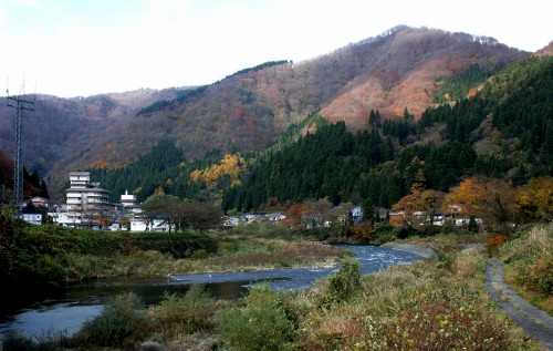 小国川・瀬見温泉 大堀 最上町 最上郡 山形県
