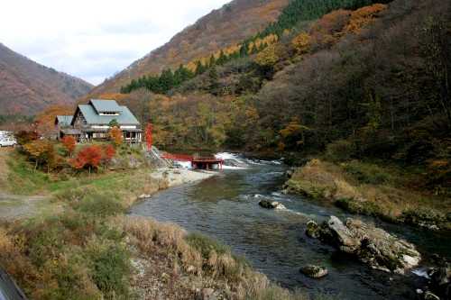 川の駅ヤナ茶屋もがみ・小国川 志茂 最上町 最上郡 山形県