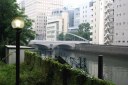 箱崎川第一公園より日本橋川下流寿橋方面