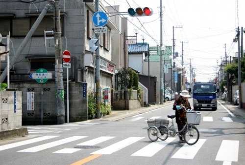 寺町通り入口(左) 行徳街道・成田道 分起点市川市 千葉県