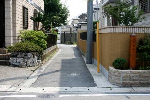 寺町通り(横)・権現道(上)本行徳 市川市 千葉県