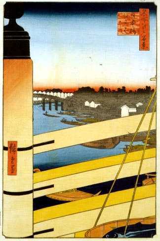 日本橋 江戸はし 広重「名所江戸百景」