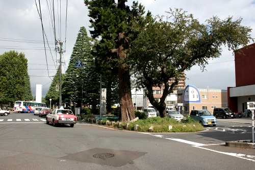 明治天皇行在所跡(ロータリー) 内丸１丁目 八戸市 青森県