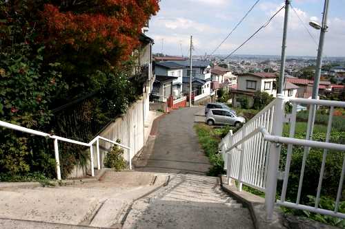 旧八戸街道一ノ坂 糠塚 八戸市 青森県