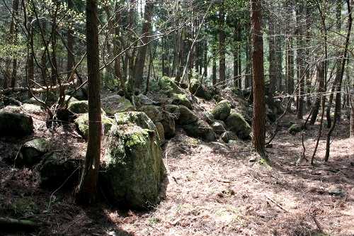 八風峠道 黄和田町 東近江市 滋賀県