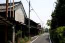 家並み 旧八風街道 平津町 四日市市 三重県