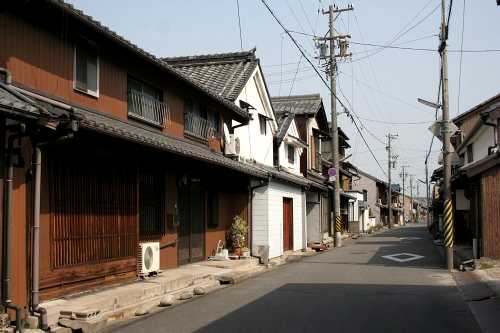 家並み 富田一色町 四日市市 三重県