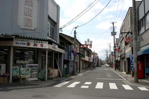旧岩ヶ崎宿町並 六日町 岩ヶ崎 栗駒 栗原市 宮城県