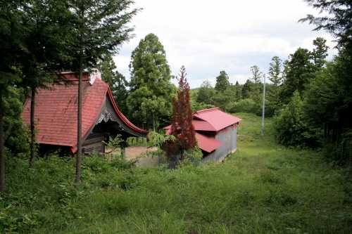 王澤北沢山神社と旧道 北沢十文字 一迫 栗原市 宮城県