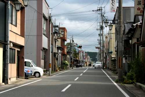 旧迫宿町並 真坂本町 一迫 栗原市 宮城県
