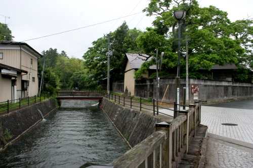 内川・二構橋 岩出山 大崎市 宮城県