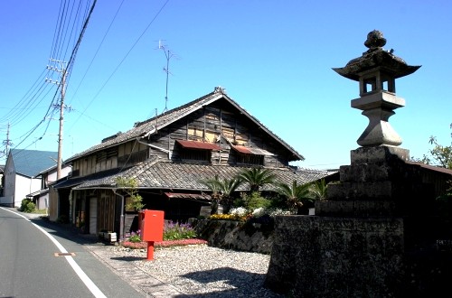 枡形と燈籠（見返り） 細江町気賀 浜松市北区 静岡県