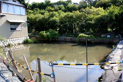 巨人伝説の池「ダイダラボッチの足跡」 細江町気賀 浜松市北区 静岡県
