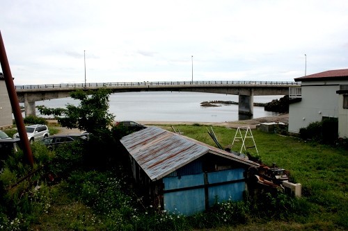 旧松前湊・松前屏風 松城 松前町 松前郡 北海道