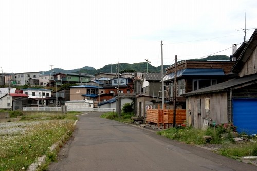 家並み 江良 松前町 松前郡 北海道