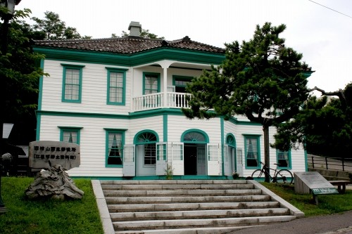 旧檜山爾志(にし)郡役所 中歌町 江差町 檜山郡 北海道